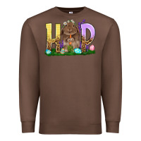 Chestnut Hop Rabbit Easter Day Premium Sweatshirt - HowdyJamesFarm