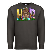 Smoke Hop Rabbit Easter Day Premium Sweatshirt - HowdyJamesFarm