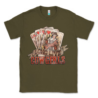Army Green long live cowgirls cards Classic Tee - NancyCooperArtShop