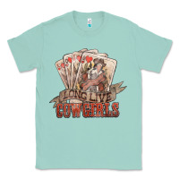 Seafoam long live cowgirls cards Classic Tee - NancyCooperArtShop