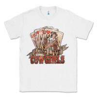 White long live cowgirls cards Classic Tee - NancyCooperArtShop