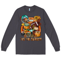 Smoke Tis The Season Fall Football Truck Long Sleeve Tee - BundleAndBundleShop