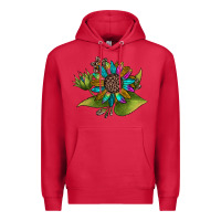 Cardinal western sunflower Premium Hoodie - JahusDesignShop