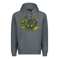 Rock western sunflower Premium Hoodie - JahusDesignShop