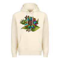 Sandshell western sunflower Premium Hoodie - JahusDesignShop