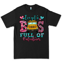 Black i've got a bus full of valentines school bus Premium Tee - Jasminsmagicworld