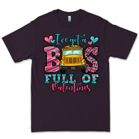 Plum i've got a bus full of valentines school bus Premium Tee - Jasminsmagicworld