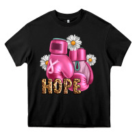 Black Breast Cancer Boxing Gloves Heavy Core Tee - Artiststas