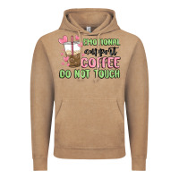 Vintage Coffee emotional support coffee do not touch Vintage Hoodie - MaliasSmallBusiness