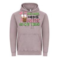 Vintage Zinc emotional support coffee do not touch Vintage Hoodie - MaliasSmallBusiness