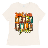Bone happy fall y'all Ladies Tee - Artiststas