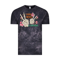 Cloud Black good energy is contagious Vintage Tee - MaliasSmallBusiness