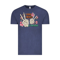 Vintage Denim good energy is contagious Vintage Tee - MaliasSmallBusiness