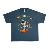 Midnight Navy ride till i die Urban Heavy Tee - MaliasSmallBusiness