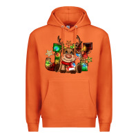 Carrot reindeer joy christmas Premium Hoodie - CowGirlArtShop