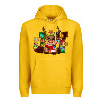 Lemon reindeer joy christmas Premium Hoodie - CowGirlArtShop
