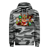 Slate Camo reindeer joy christmas Premium Hoodie - CowGirlArtShop