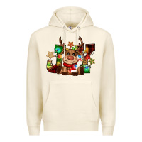 Tofu reindeer joy christmas Premium Hoodie - CowGirlArtShop