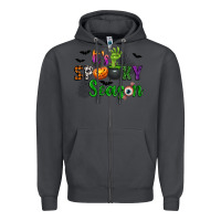 Smoke It's Spooky Season Zipper Hoodie - texasbilliewilder