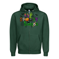 Sports Green It's Spooky Season Zipper Hoodie - texasbilliewilder