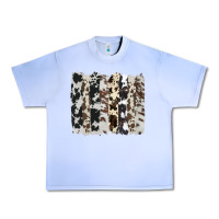 Grape Ice cowhide brushstroke Urban Heavy Tee - AdoDesignShop