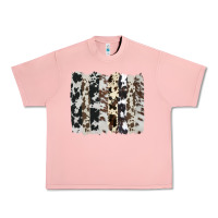 Salmon cowhide brushstroke Urban Heavy Tee - AdoDesignShop