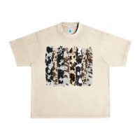 Sandshell cowhide brushstroke Urban Heavy Tee - AdoDesignShop