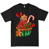 Black christmas cupcake Premium Tee - AdoDesignShop