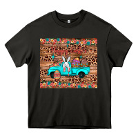 Asphalt happy easter truck Heavy Core Tee - JahusDesignShop