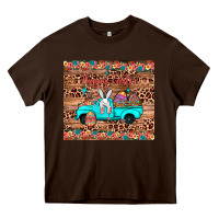 Happy Easter Truck Heavy Core Tee | Teevron