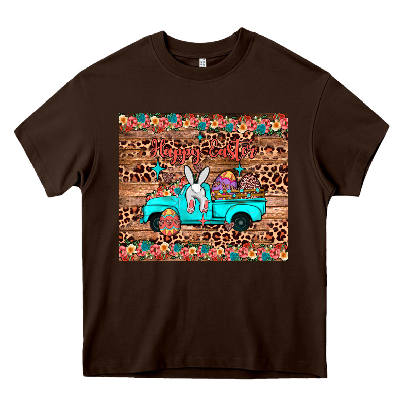Happy Easter Truck Heavy Core Tee by JahusDesignShop | Teevron