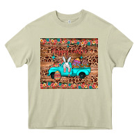 Mossy happy easter truck Heavy Core Tee - JahusDesignShop