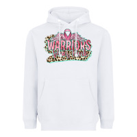 White warriors wear pink breast cancer Heavyweight Hoodie - CowGirlArtShop