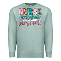 Seafoam nurse in progress Premium Sweatshirt - CowGirlArtShop