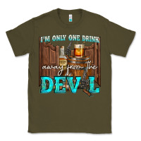 Army Green im only one drink Classic Tee - NancyCooperArtShop