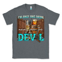 Charcoal Heather im only one drink Classic Tee - NancyCooperArtShop