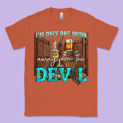 Im Only One Drink Classic Tee Designed By Nancycooperartshop