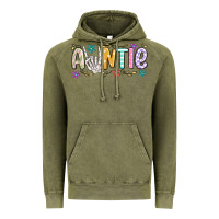 Vintage Olive auntie Vintage Hoodie - MaliasSmallBusiness
