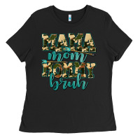 Black mama mom mommy bruh with arrow Ladies Tee - AdoDesignShop