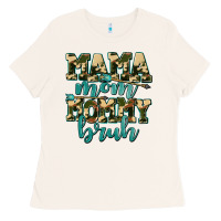Bone mama mom mommy bruh with arrow Ladies Tee - AdoDesignShop