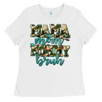 Mama Mom Mommy Bruh With Arrow Ladies Tee | Teevron
