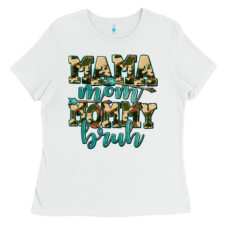 Mama Mom Mommy Bruh With Arrow Ladies Tee by AdoDesignShop | Teevron