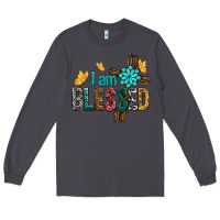 Smoke I Am Blessed Cross Long Sleeve Tee - BundleAndBundleShop