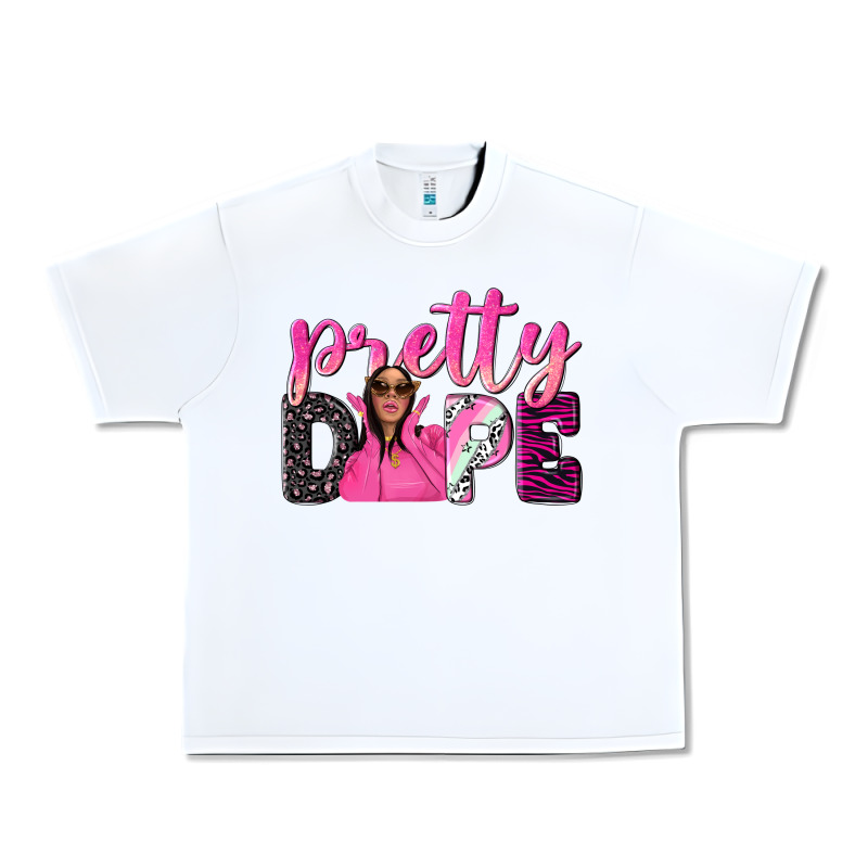 Pretty Dope Afro Woman Urban Heavy Tee by NancyCooperArtShop | Teevron