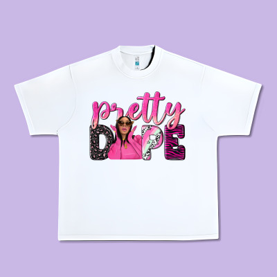Pretty Dope Afro Woman Urban Heavy Tee Designed By Nancycooperartshop
