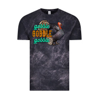 Cloud Black Thanksgiving turkey gobble gobble Vintage Tee - NancyCooperArtShop