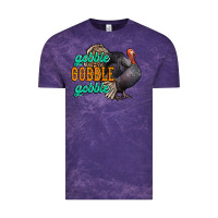 Cloud Purple Thanksgiving turkey gobble gobble Vintage Tee - NancyCooperArtShop