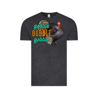 Vintage Black Thanksgiving turkey gobble gobble Vintage Tee - NancyCooperArtShop