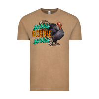 Vintage Coffee Thanksgiving turkey gobble gobble Vintage Tee - NancyCooperArtShop
