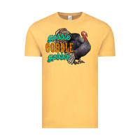 Vintage Mustard Thanksgiving turkey gobble gobble Vintage Tee - NancyCooperArtShop